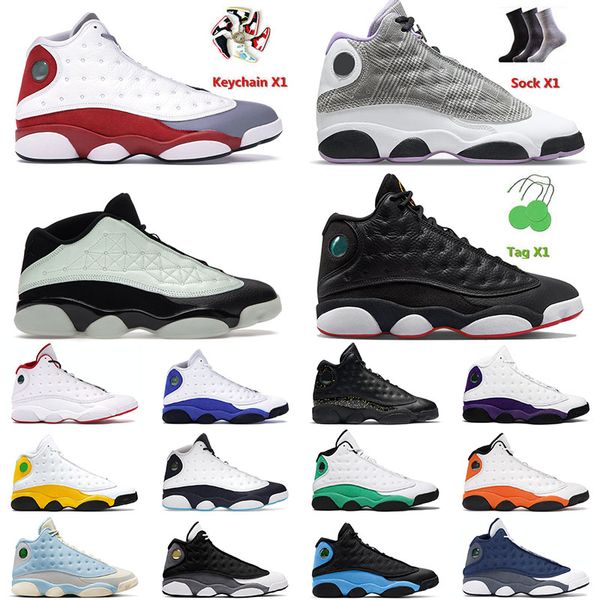 designer mens women basketball shoes 13 13s xiii jumpman starfish houndstooth french blue men black flint outdoor sports sneakers trainers 3